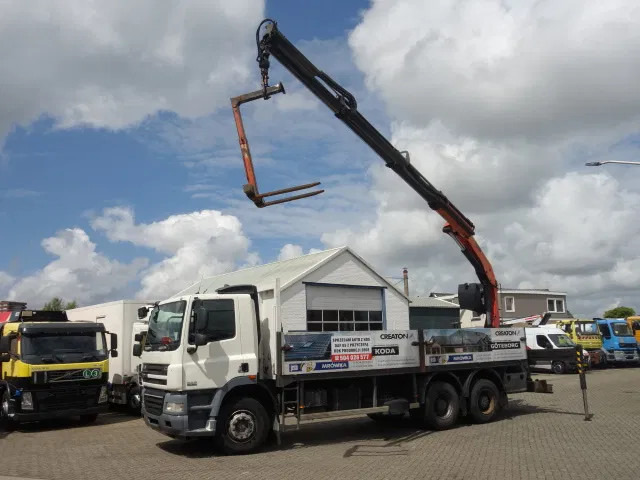 DAF CF 360 6X4 MANUAL GEAR STEELSPRINGS 18,5 TON PALFINKER - Бордови камион, Камион с кран: снимка 1 DAF CF 360 6X4 MANUAL GEAR STEELSPRINGS 18,5 TON PALFINKER - Бордови камион, Камион с кран: снимка 1