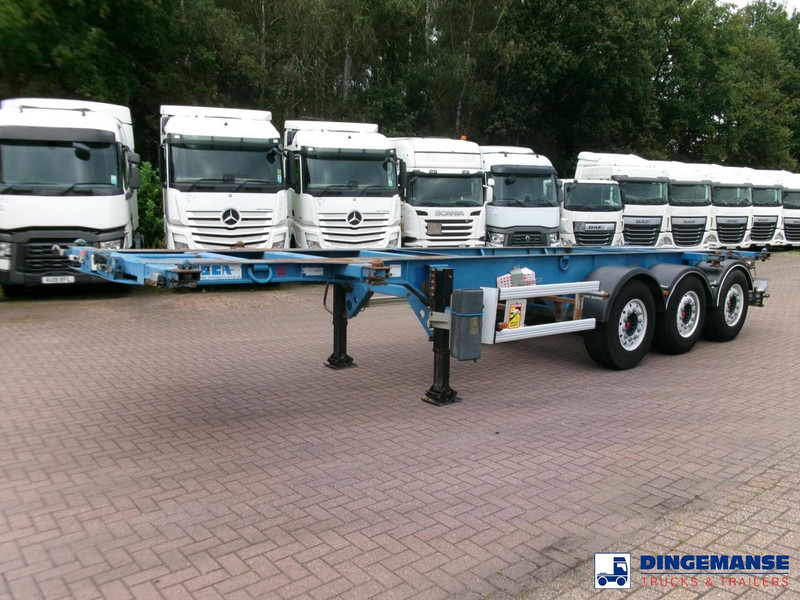 ASCA 3-axle container trailer 20-30 ft + ADR - Контейнеровоз/ Сменна каросерия полуремарке: снимка 1 ASCA 3-axle container trailer 20-30 ft + ADR - Контейнеровоз/ Сменна каросерия полуремарке: снимка 1