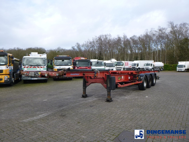 ASCA 3-axle container trailer - Контейнеровоз/ Сменна каросерия полуремарке: снимка 1 ASCA 3-axle container trailer - Контейнеровоз/ Сменна каросерия полуремарке: снимка 1