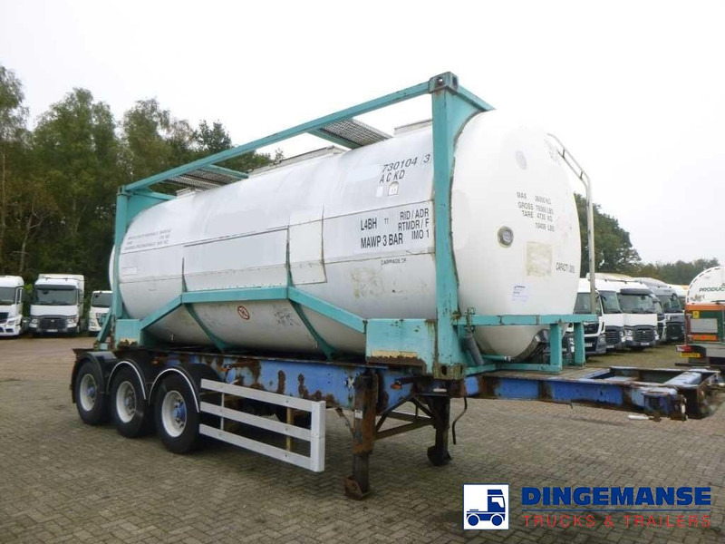 BSLT Chemical tank container inox L4BH / 20 ft / 30 m3 / IMO 1 - Резервоар за съхранение: снимка 2 BSLT Chemical tank container inox L4BH / 20 ft / 30 m3 / IMO 1 - Резервоар за съхранение: снимка 2