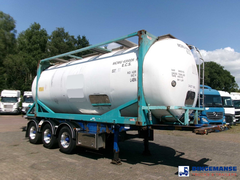 BSLT Chemical tank container inox L4BN / 20 ft / 35 m3 / IMO 4 - Резервоар за съхранение: снимка 2 BSLT Chemical tank container inox L4BN / 20 ft / 35 m3 / IMO 4 - Резервоар за съхранение: снимка 2