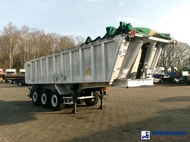 Benalu Tipper trailer alu 22 m3 + tarpaulin - Самосвал полуремарке: снимка 2 Benalu Tipper trailer alu 22 m3 + tarpaulin - Самосвал полуремарке: снимка 2