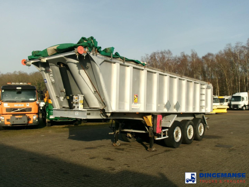 Benalu Tipper trailer alu 22 m3 + tarpaulin - Самосвал полуремарке: снимка 1 Benalu Tipper trailer alu 22 m3 + tarpaulin - Самосвал полуремарке: снимка 1