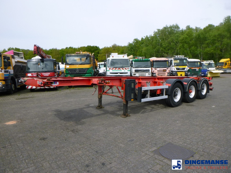 Burg 3-axle container chassis 20-30 ft - Контейнеровоз/ Сменна каросерия полуремарке: снимка 1 Burg 3-axle container chassis 20-30 ft - Контейнеровоз/ Сменна каросерия полуремарке: снимка 1