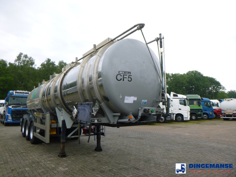 Clayton Chemical tank inox 30 m3 / 1 comp - Полуремарке цистерна: снимка 2 Clayton Chemical tank inox 30 m3 / 1 comp - Полуремарке цистерна: снимка 2