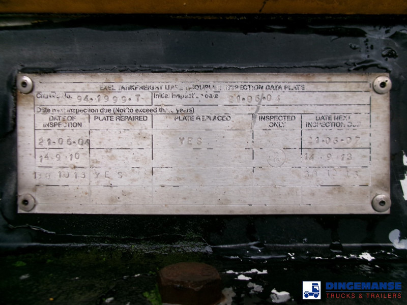 Полуремарке цистерна Clayton Food (beer) tank inox 30 m3 / 1 comp: снимка 10