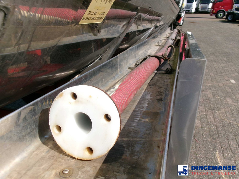 Полуремарке цистерна Crane Fruehauf Chemical ACID tank inox 30 m3 / 1 comp: снимка 12
