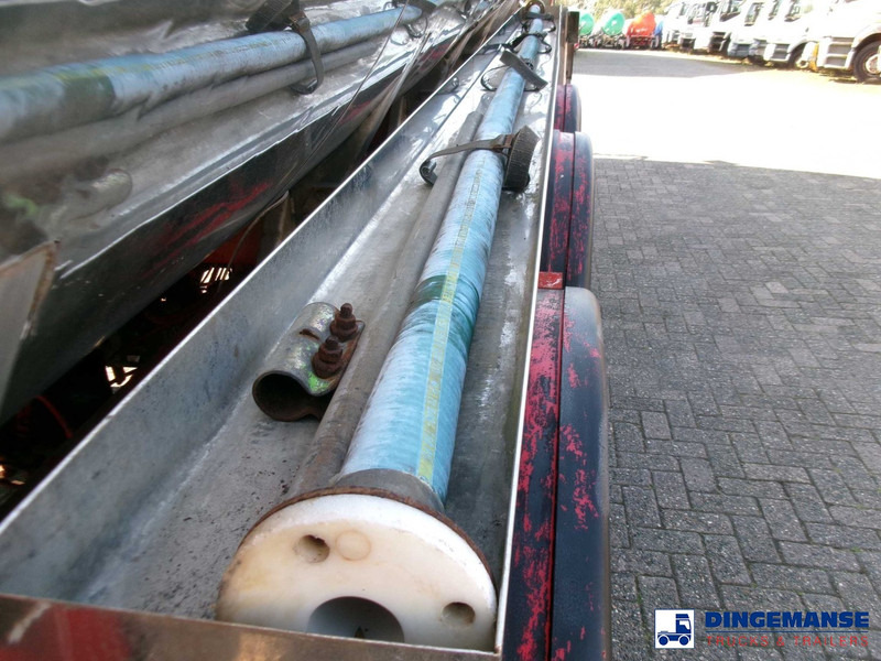 Полуремарке цистерна Crane Fruehauf Chemical ACID tank inox 30 m3 / 1 comp: снимка 13