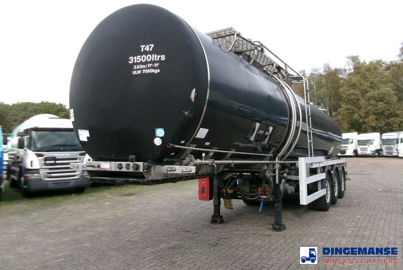 Crossland Bitumen tank inox 33 m3 / 1 comp + compressor + ADR L4BN - Полуремарке цистерна: снимка 1 Crossland Bitumen tank inox 33 m3 / 1 comp + compressor + ADR L4BN - Полуремарке цистерна: снимка 1