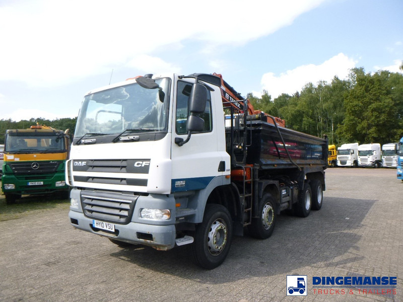 DAF CF 85.360 8X4 RHD tipper + Terex 118.2 VGL-A15 - Камион с кран: снимка 5 DAF CF 85.360 8X4 RHD tipper + Terex 118.2 VGL-A15 - Камион с кран: снимка 5
