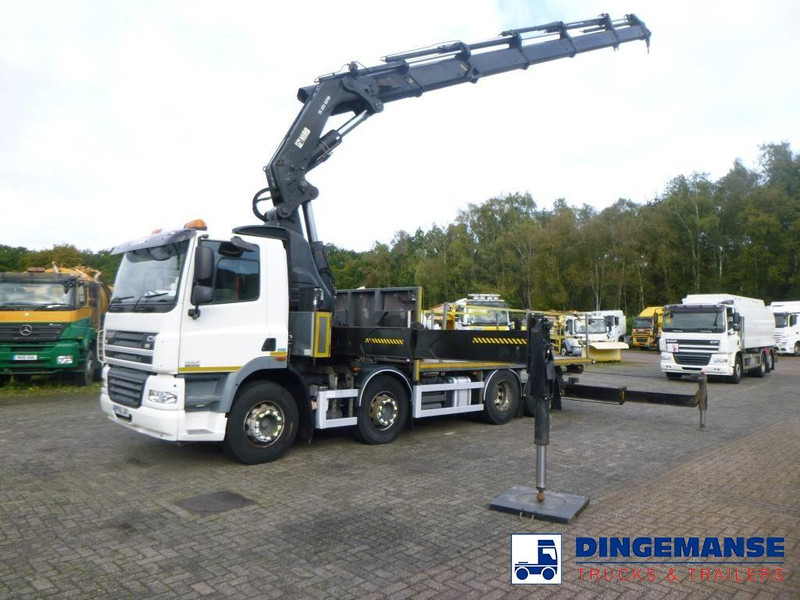 DAF CF 85.410 8X2 RHD + Hiab XS855 EP6 Hipro - Камион с кран: снимка 1 DAF CF 85.410 8X2 RHD + Hiab XS855 EP6 Hipro - Камион с кран: снимка 1