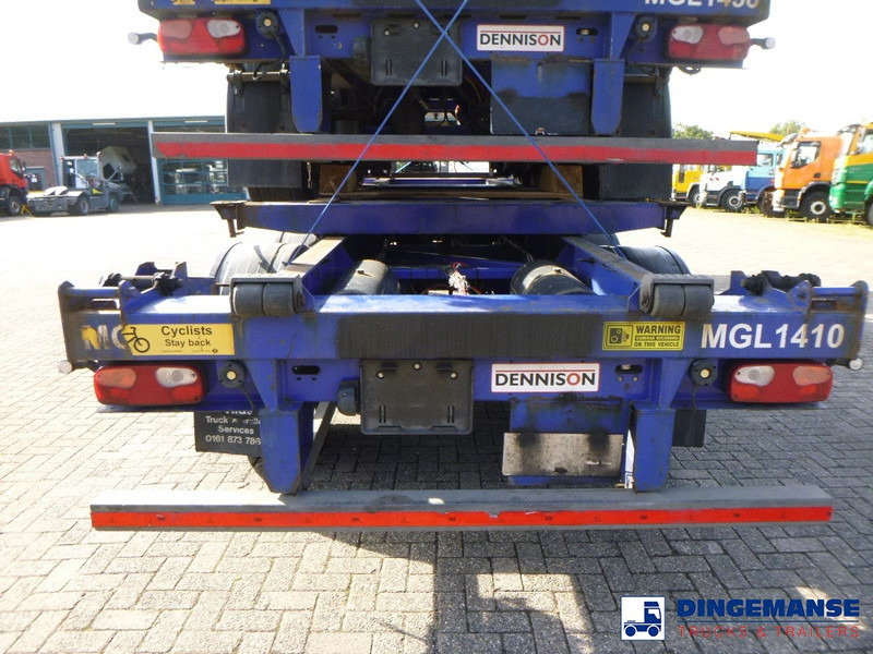 Контейнеровоз/ Сменна каросерия камион Dennison Stack - 3 x container trailer 20-30-40-45 ft: снимка 13