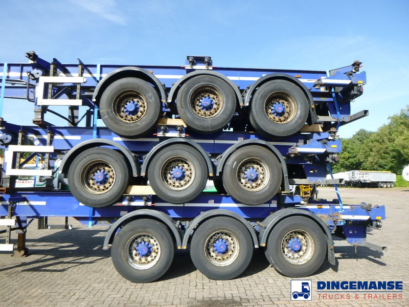 Контейнеровоз/ Сменна каросерия камион Dennison Stack - 3 x container trailer 20-30-40-45 ft: снимка 11
