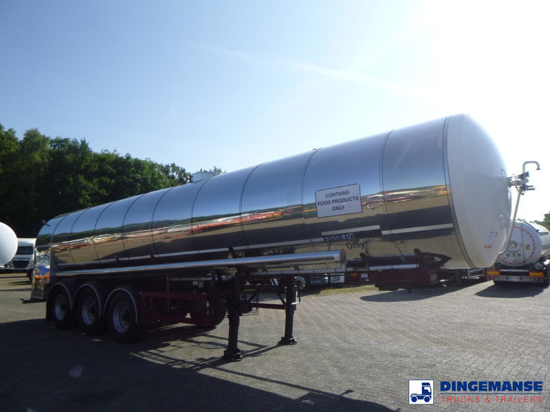 Feldbinder Food tank inox 30 m3 / 1 comp - Полуремарке цистерна: снимка 2 Feldbinder Food tank inox 30 m3 / 1 comp - Полуремарке цистерна: снимка 2