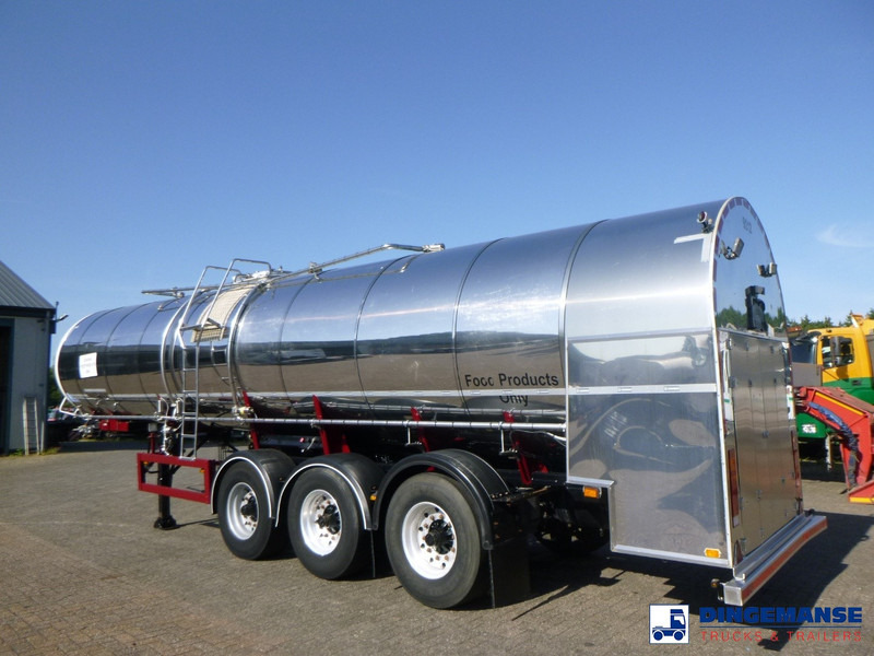 Feldbinder Food tank inox 30 m3 / 1 comp - Полуремарке цистерна: снимка 3 Feldbinder Food tank inox 30 m3 / 1 comp - Полуремарке цистерна: снимка 3