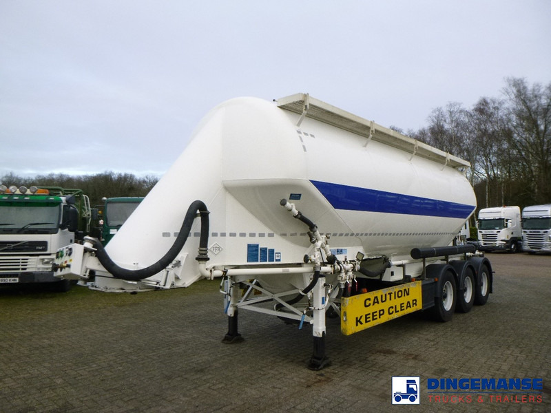 Feldbinder Powder tank alu 36 m3 / 1 comp - Полуремарке цистерна: снимка 1 Feldbinder Powder tank alu 36 m3 / 1 comp - Полуремарке цистерна: снимка 1