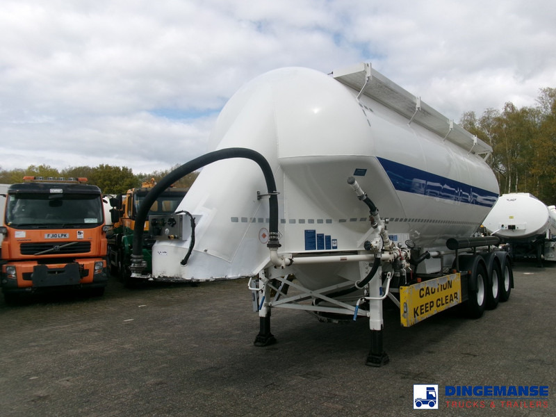 Feldbinder Powder tank alu 36 m3 / 1 comp - Полуремарке цистерна: снимка 1 Feldbinder Powder tank alu 36 m3 / 1 comp - Полуремарке цистерна: снимка 1