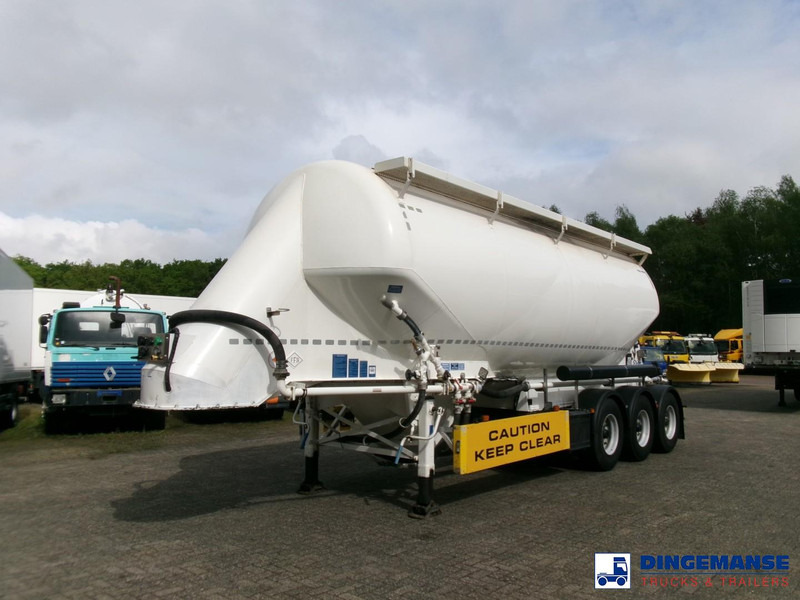 Feldbinder Powder tank alu 36 m3 / 1 comp - Полуремарке цистерна: снимка 1 Feldbinder Powder tank alu 36 m3 / 1 comp - Полуремарке цистерна: снимка 1