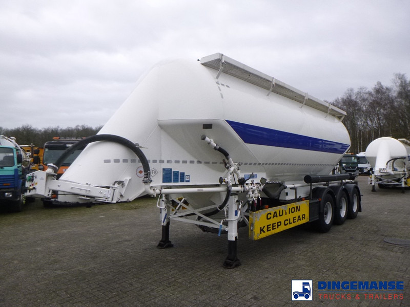 Feldbinder Powder tank alu 36 m3 / 1 comp - Полуремарке цистерна: снимка 1 Feldbinder Powder tank alu 36 m3 / 1 comp - Полуремарке цистерна: снимка 1