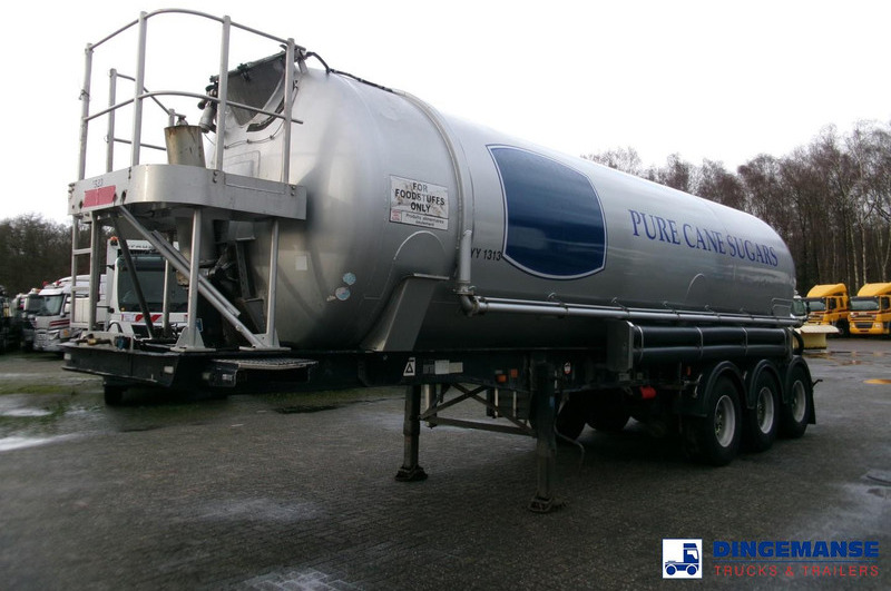 Feldbinder Powder tank alu 38 m3 (tipping) - Полуремарке цистерна: снимка 1 Feldbinder Powder tank alu 38 m3 (tipping) - Полуремарке цистерна: снимка 1