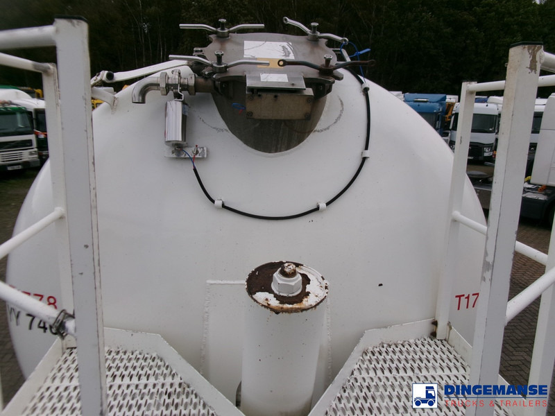 Полуремарке цистерна Feldbinder Powder tank alu 41 m3 (tipping): снимка 11