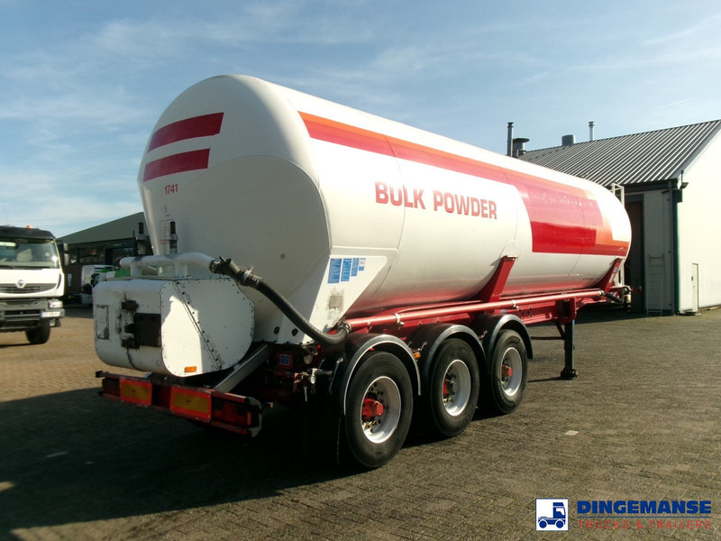 Feldbinder Powder tank alu 41 m3 (tipping) - Полуремарке цистерна: снимка 4 Feldbinder Powder tank alu 41 m3 (tipping) - Полуремарке цистерна: снимка 4