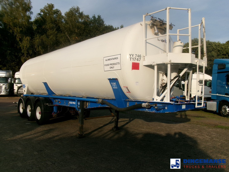 Feldbinder Powder tank alu 41 m3 (tipping) - Полуремарке цистерна: снимка 2 Feldbinder Powder tank alu 41 m3 (tipping) - Полуремарке цистерна: снимка 2