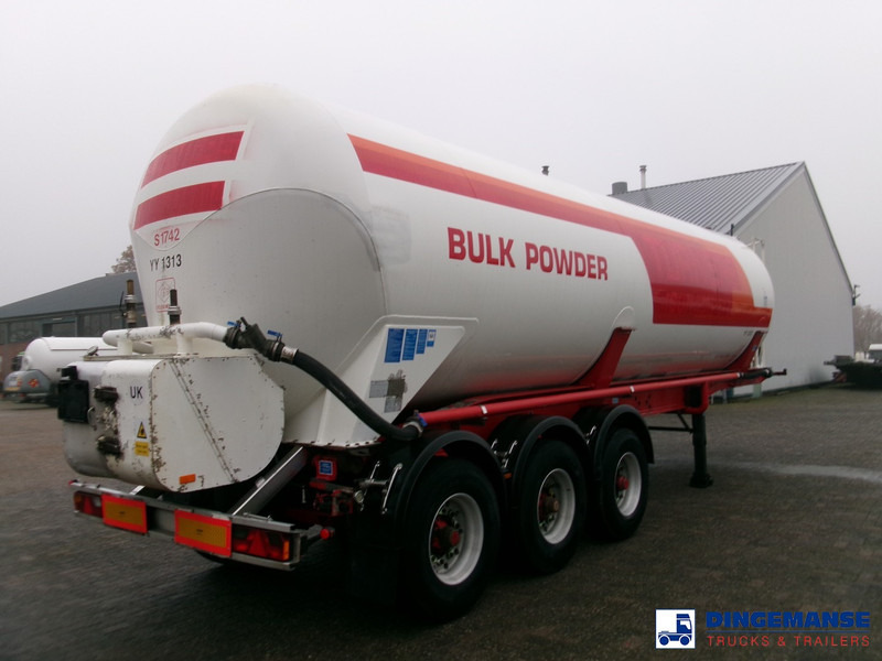 Feldbinder Powder tank alu 41 m3 (tipping) - Полуремарке цистерна: снимка 4 Feldbinder Powder tank alu 41 m3 (tipping) - Полуремарке цистерна: снимка 4