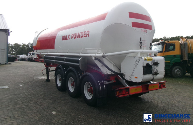 Feldbinder Powder tank alu 41 m3 (tipping) - Полуремарке цистерна: снимка 3 Feldbinder Powder tank alu 41 m3 (tipping) - Полуремарке цистерна: снимка 3