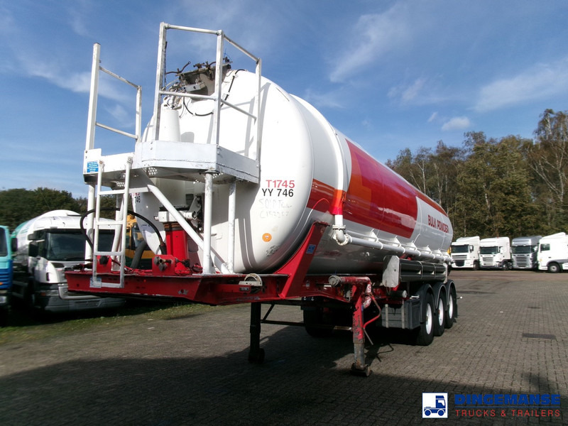Feldbinder Powder tank alu 41 m3 (tipping) - Полуремарке цистерна: снимка 1 Feldbinder Powder tank alu 41 m3 (tipping) - Полуремарке цистерна: снимка 1