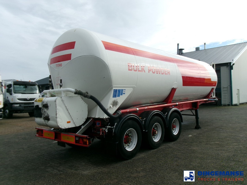 Feldbinder Powder tank alu 41 m3 (tipping) - Полуремарке цистерна: снимка 4 Feldbinder Powder tank alu 41 m3 (tipping) - Полуремарке цистерна: снимка 4