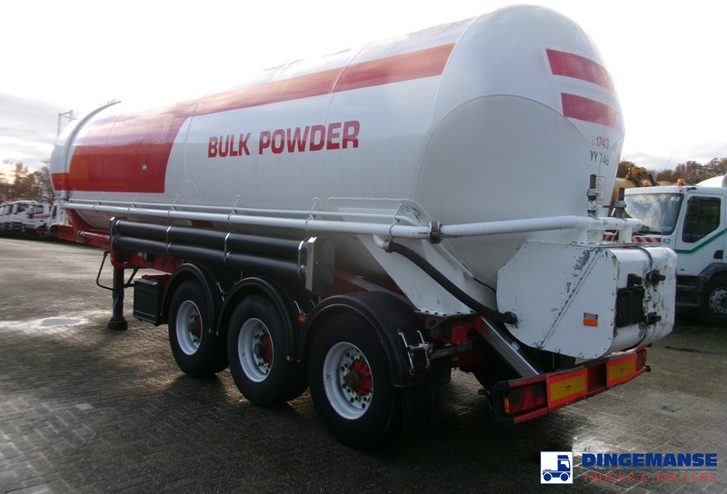 Feldbinder Powder tank alu 41 m3 (tipping) - Полуремарке цистерна: снимка 3 Feldbinder Powder tank alu 41 m3 (tipping) - Полуремарке цистерна: снимка 3