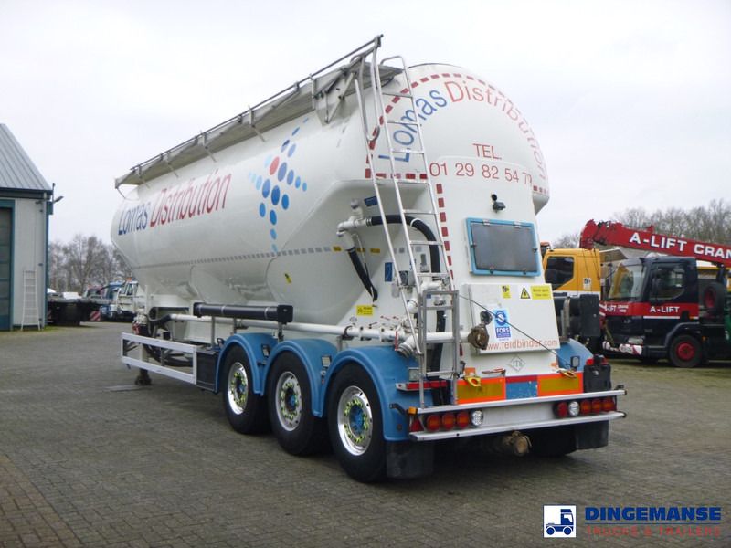 Feldbinder Powder tank alu 50 m3 / 1 comp - Полуремарке цистерна: снимка 3 Feldbinder Powder tank alu 50 m3 / 1 comp - Полуремарке цистерна: снимка 3