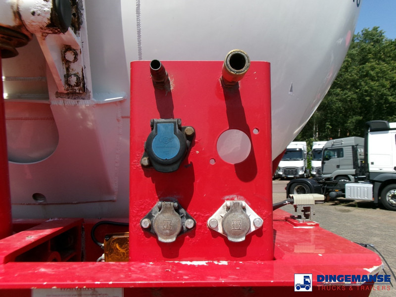 Полуремарке цистерна Feldbinder Powder tank alu 60 m3 (tipping): снимка 12