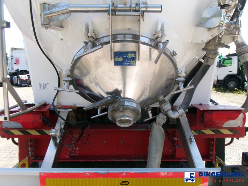 Полуремарке цистерна Feldbinder Powder tank alu 60 m3 (tipping): снимка 10