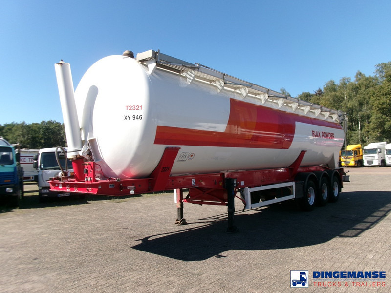 Feldbinder Powder tank alu (tipping) 60 m3 - Полуремарке цистерна: снимка 1 Feldbinder Powder tank alu (tipping) 60 m3 - Полуремарке цистерна: снимка 1