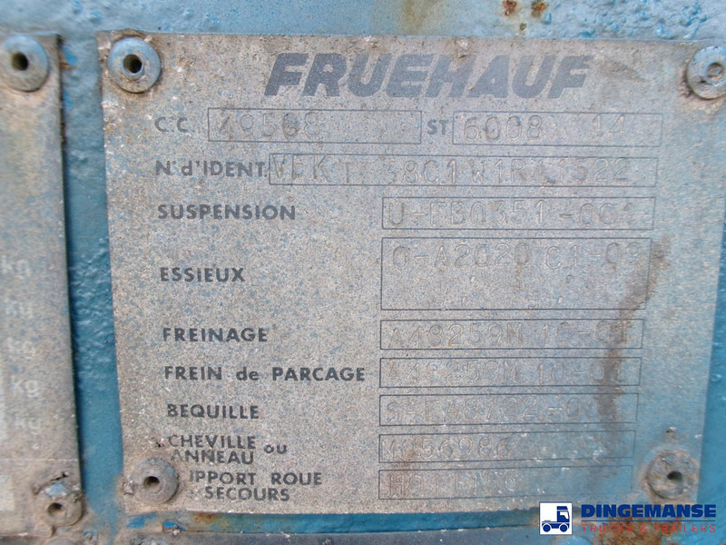 Контейнеровоз/ Сменна каросерия полуремарке Fruehauf Container trailer 20-30 ft + ADR: снимка 11