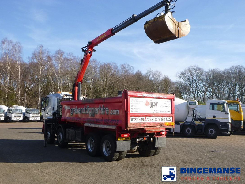 Hino FY1EUKA 8x4 tipper RHD + Palfinger E120L + grapple - Камион с кран: снимка 4 Hino FY1EUKA 8x4 tipper RHD + Palfinger E120L + grapple - Камион с кран: снимка 4