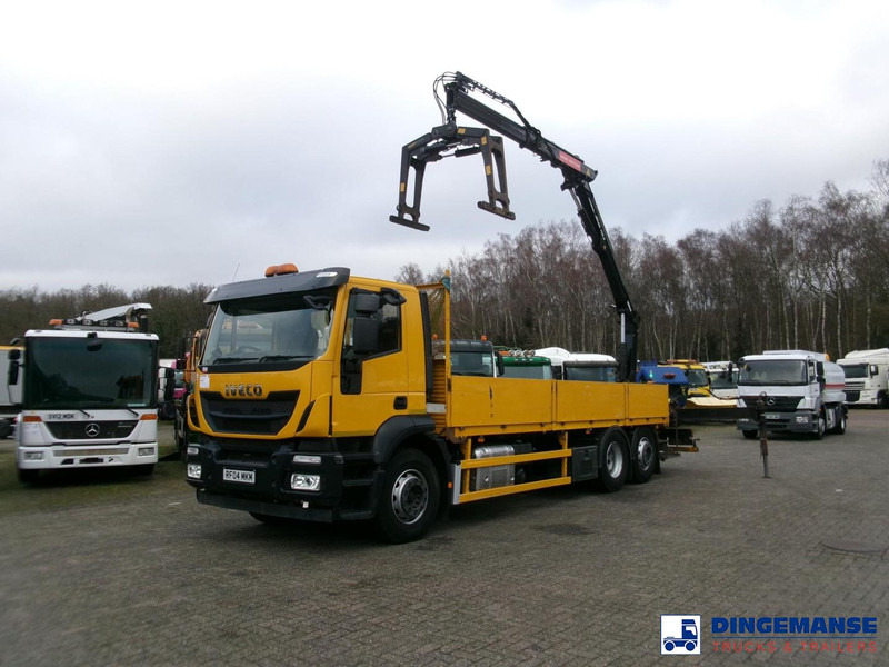 Iveco Stralis 310 6x2 Euro 6 + Atlas 129.3V A11 crane - Камион с кран: снимка 1 Iveco Stralis 310 6x2 Euro 6 + Atlas 129.3V A11 crane - Камион с кран: снимка 1