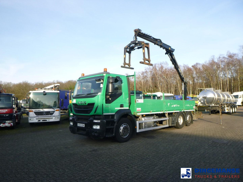 Iveco Stralis 310 6x2 Euro 6 RHD + Atlas 129.3 crane - Камион с кран: снимка 1 Iveco Stralis 310 6x2 Euro 6 RHD + Atlas 129.3 crane - Камион с кран: снимка 1