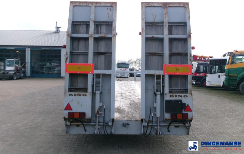 KING 2-axle platform drawbar trailer 14t + ramps - Бордово ремарке/ Платформа: снимка 5 KING 2-axle platform drawbar trailer 14t + ramps - Бордово ремарке/ Платформа: снимка 5