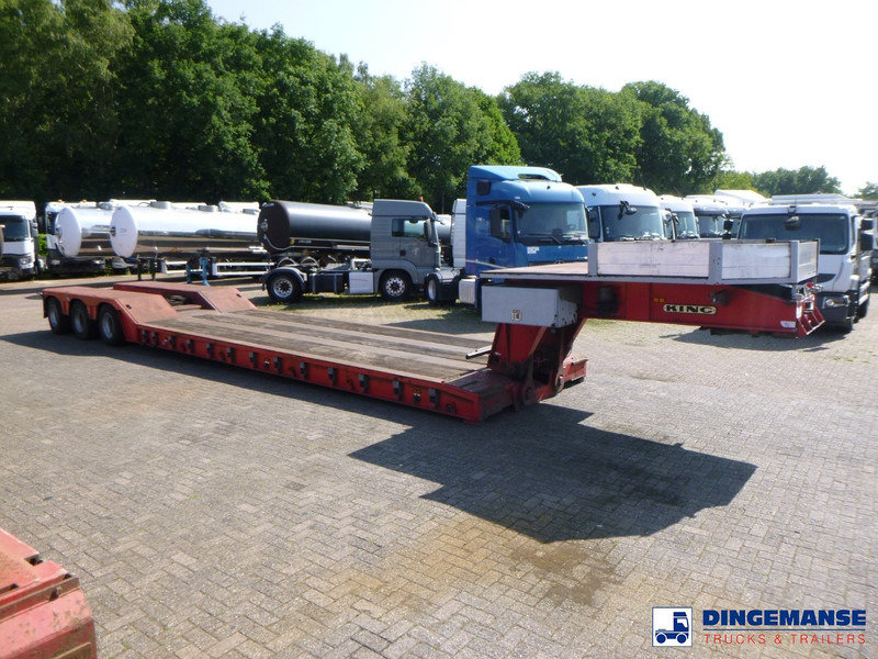 KING 3-axle lowbed trailer 70t - Нискорамна площадка полуремарке: снимка 2 KING 3-axle lowbed trailer 70t - Нискорамна площадка полуремарке: снимка 2