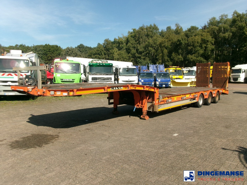 KING 3-axle semi-lowbed trailer 44T + ramps - Нискорамна площадка полуремарке: снимка 1 KING 3-axle semi-lowbed trailer 44T + ramps - Нискорамна площадка полуремарке: снимка 1