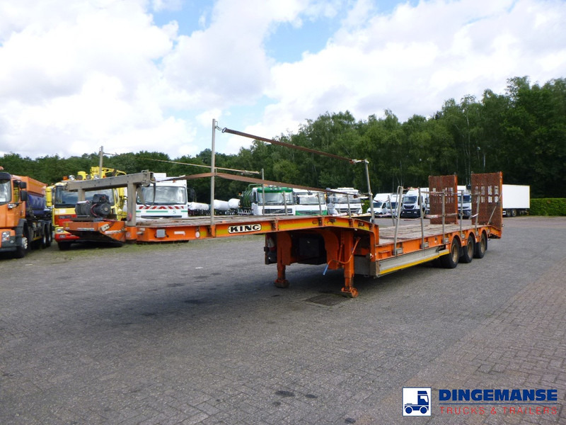 KING 3-axle semi-lowbed trailer 44T + ramps - Нискорамна площадка полуремарке: снимка 1 KING 3-axle semi-lowbed trailer 44T + ramps - Нискорамна площадка полуремарке: снимка 1