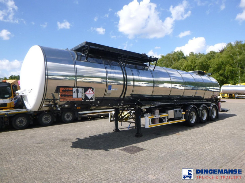 Kässbohrer Bitumen tank inox 33 m3 / 1 comp - Ремарке цистерна: снимка 1 Kässbohrer Bitumen tank inox 33 m3 / 1 comp - Ремарке цистерна: снимка 1