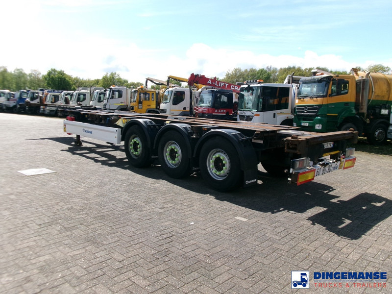 Krone 3-axle container trailer 20-30-40-45 ft DA08LNA - Контейнеровоз/ Сменна каросерия полуремарке: снимка 3 Krone 3-axle container trailer 20-30-40-45 ft DA08LNA - Контейнеровоз/ Сменна каросерия полуремарке: снимка 3