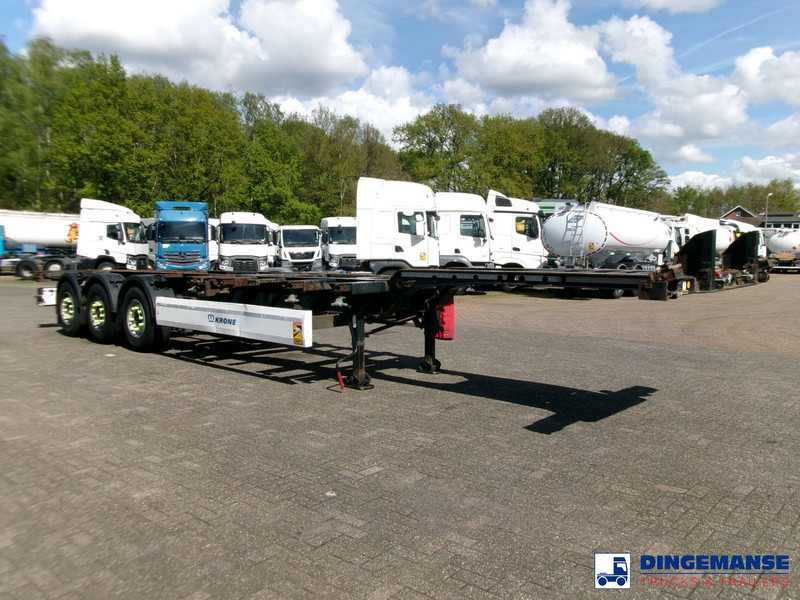 Krone 3-axle container trailer 20-30-40-45 ft DA08LNA - Контейнеровоз/ Сменна каросерия полуремарке: снимка 2 Krone 3-axle container trailer 20-30-40-45 ft DA08LNA - Контейнеровоз/ Сменна каросерия полуремарке: снимка 2