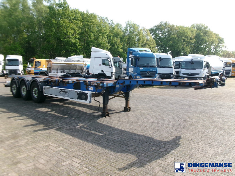 Krone 3-axle container trailer 20-30-40-45 ft SDC27 - Контейнеровоз/ Сменна каросерия полуремарке: снимка 2 Krone 3-axle container trailer 20-30-40-45 ft SDC27 - Контейнеровоз/ Сменна каросерия полуремарке: снимка 2