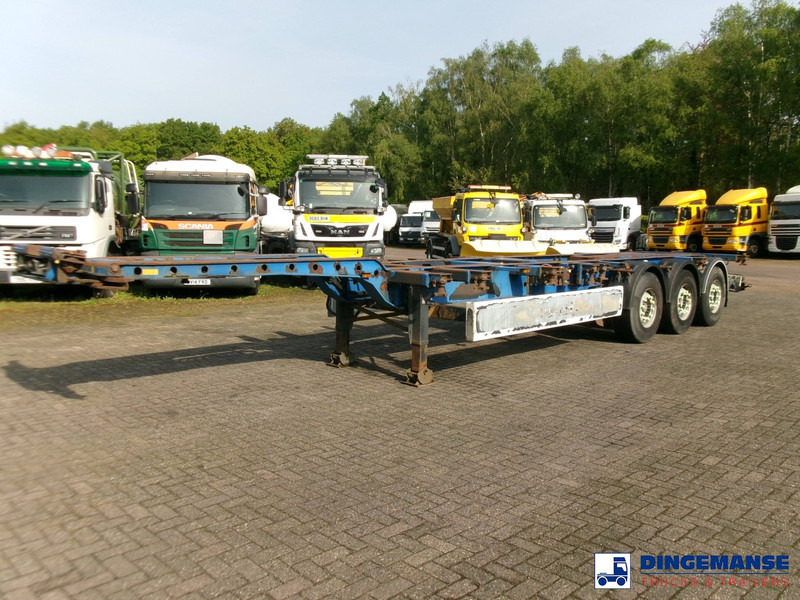 Krone 3-axle container trailer 20-30-40-45 ft SDC27 - Контейнеровоз/ Сменна каросерия полуремарке: снимка 1 Krone 3-axle container trailer 20-30-40-45 ft SDC27 - Контейнеровоз/ Сменна каросерия полуремарке: снимка 1