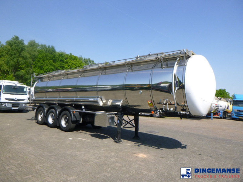 LAG Chemical tank inox 30 m3 / 1 comp - Полуремарке цистерна: снимка 2 LAG Chemical tank inox 30 m3 / 1 comp - Полуремарке цистерна: снимка 2